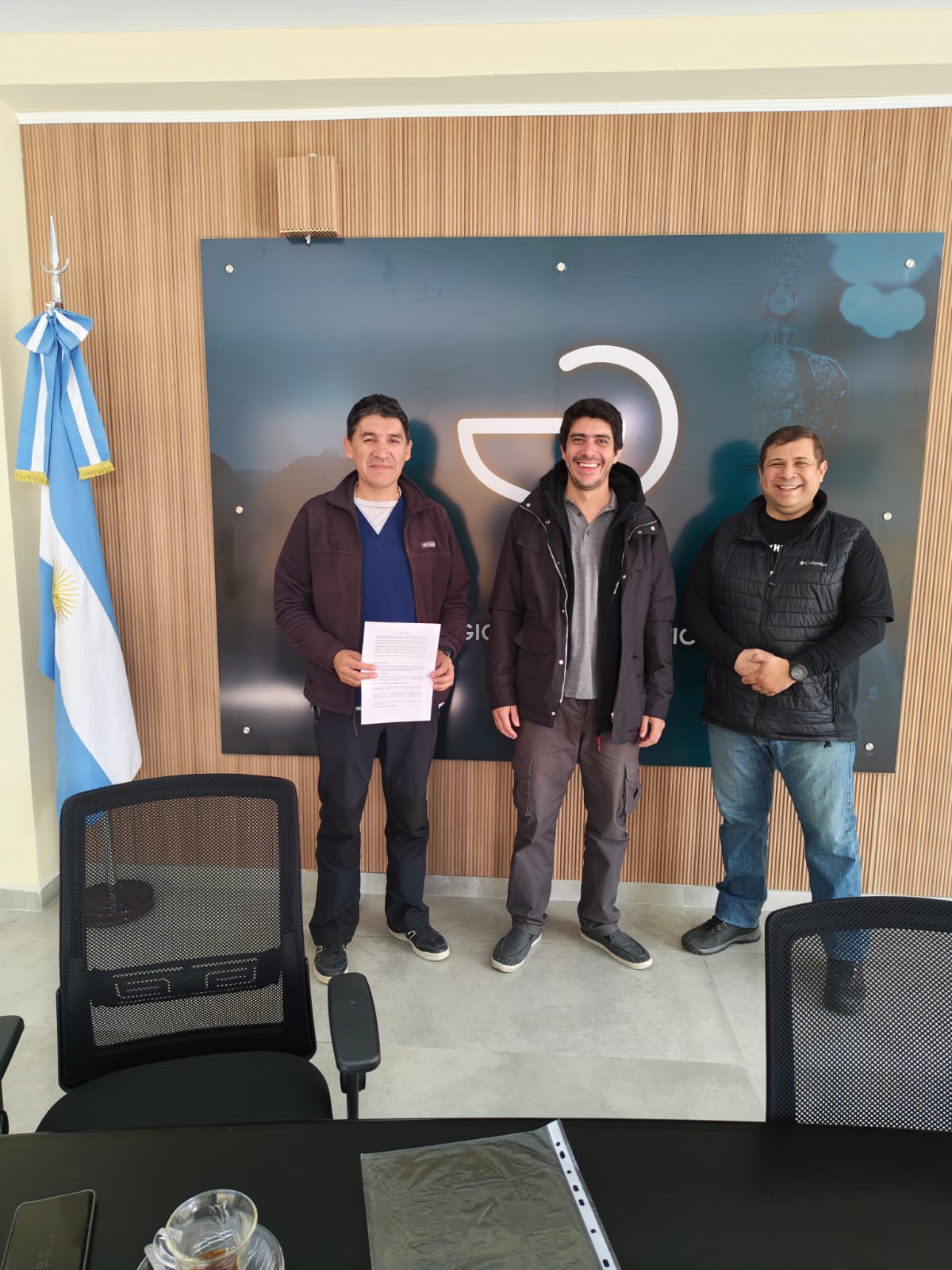 Representantes de las instituciones